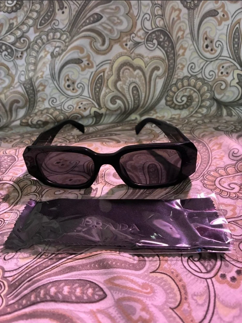 Black Rectangular Sunglasses